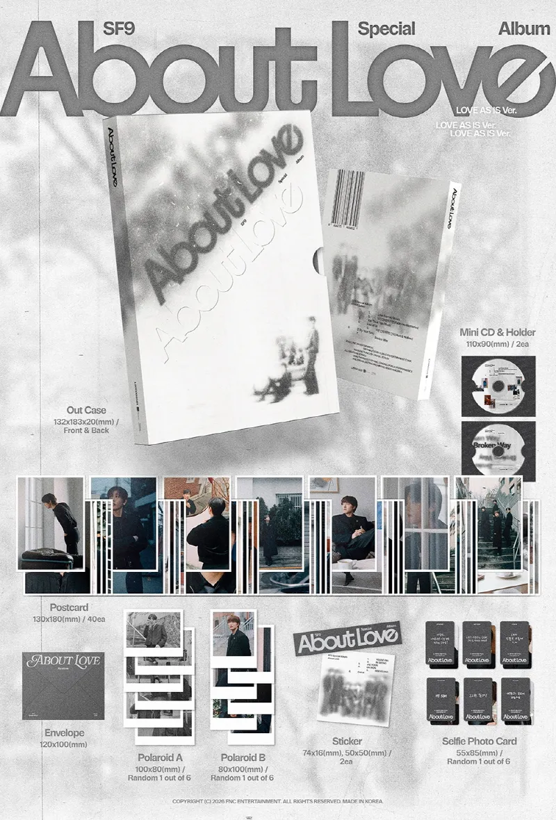 SF9 - Special Album About Love (LOVE AS IS Ver.) 3 SF9 - Special Album About Love (LOVE AS IS Ver.) details