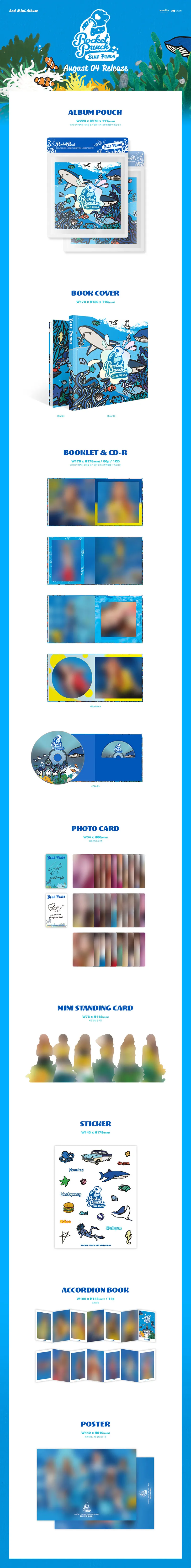 ROCKET PUNCH - 3rd Mini Album BLUE PUNCH 2 ROCKET PUNCH - 3rd Mini Album BLUE PUNCH details