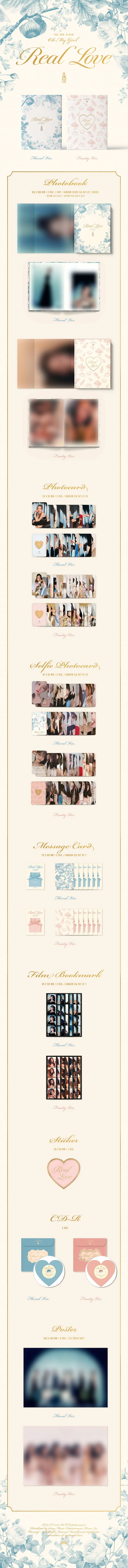 OH MY GIRL - 2nd Album Real Love (Random) 2 OH MY GIRL - 2nd Album Real Love details
