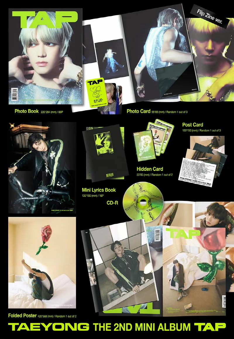 TAEYONG - 2nd Mini Album TAP (Flip Zine Ver.) 2 TAEYONG - 2nd Mini Album TAP (Flip Zine Ver.) details