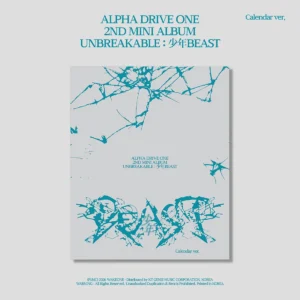 ALPHA DRIVE ONE - 2nd Mini Album'UNBREAKABLE 少年BEAST' Calendar Ver.
