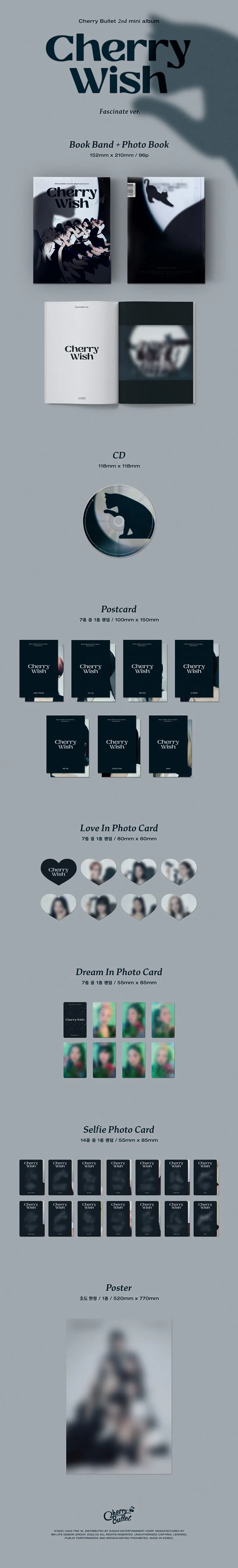 Cherry Bullet - 2nd Mini Album Cherry Wish 3 Cherry Bullet - 2nd Mini Album Cherry Wish inclusions 2
