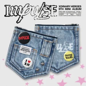 [FANS Shop POB] Xdinary Heroes - 9th Mini Album IMPULSE (DENIM POUCH Ver.)