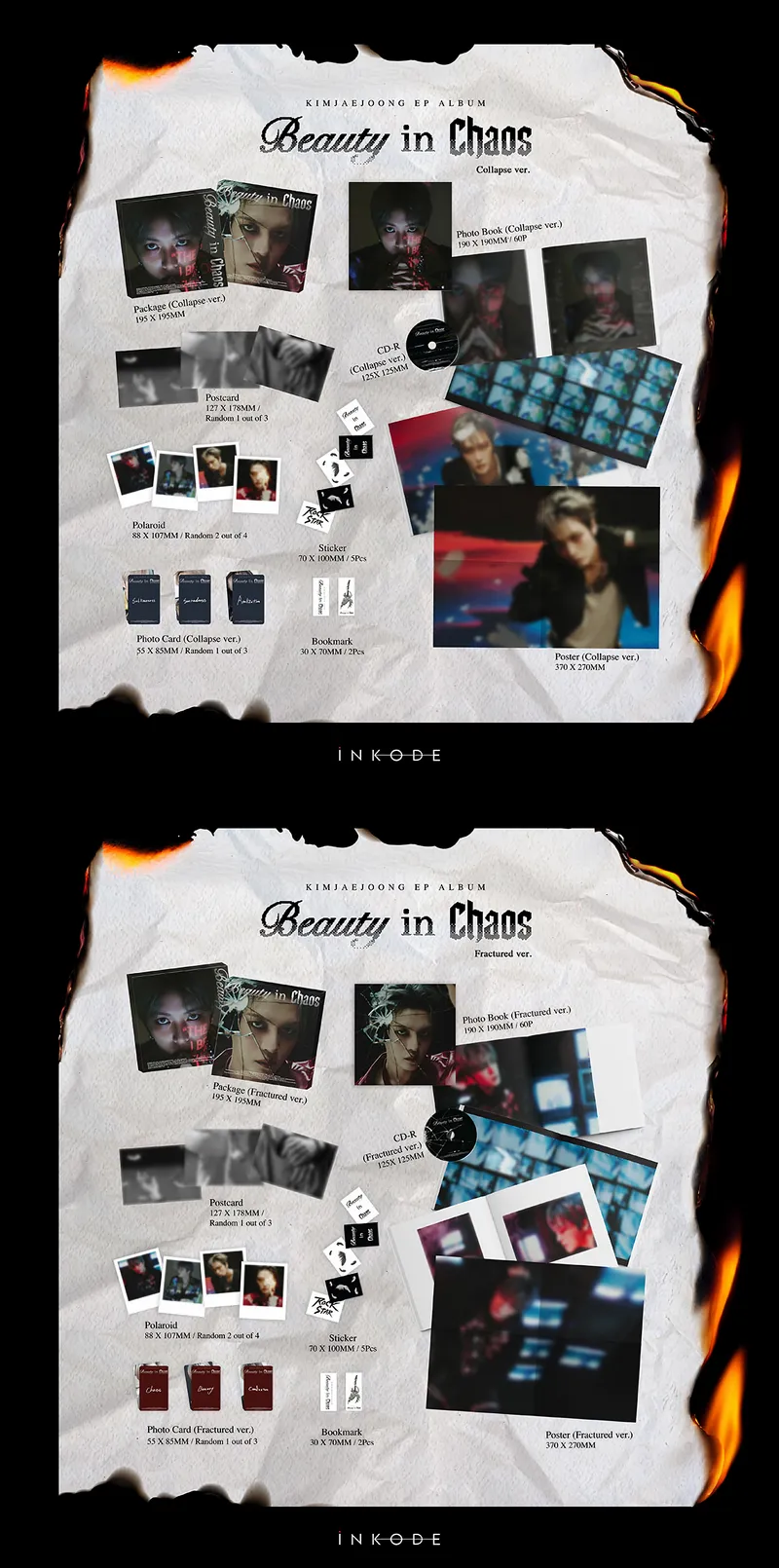 KIM JAEJOONG - EP ALBUM Beauty in Chaos (Random) 2 KIM JAEJOONG - EP ALBUM Beauty in Chaos details