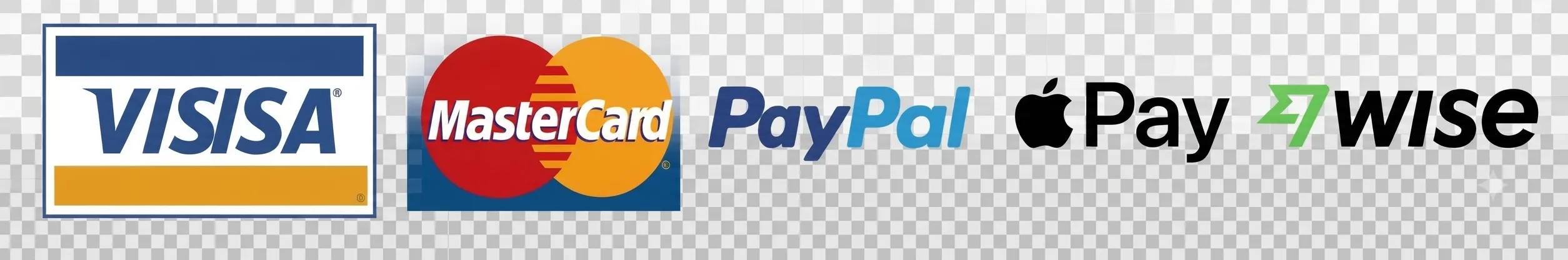 Payment Methods Paypal Credit Card Wise Apple Pay