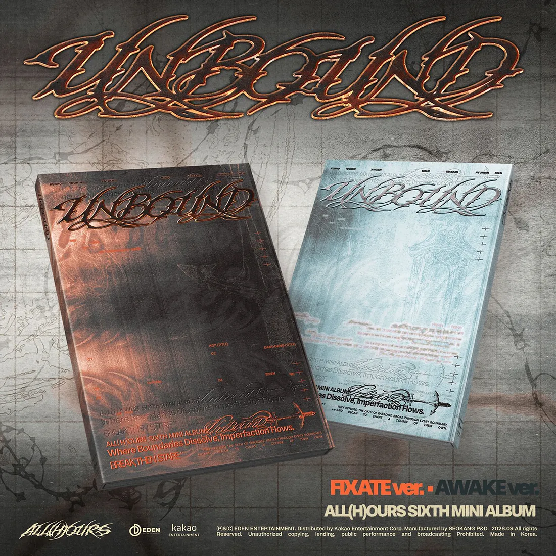 ALL(H)OURS - 6th Mini Album UNBOUND 1 ALL(H)OURS - 6th Mini Album UNBOUND