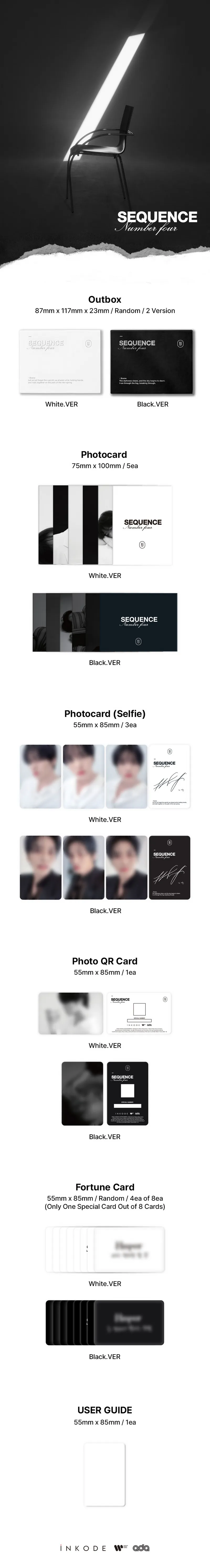 KIM JAEJOONG - SEQUENCE #4 (Platform) (Random) 2 KIM JAEJOONG - SEQUENCE #4 (Platform) inclusions