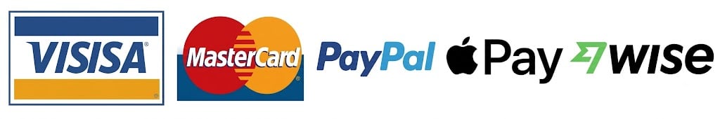 Payment Methods Paypal Credit Card Wise Apple Pay